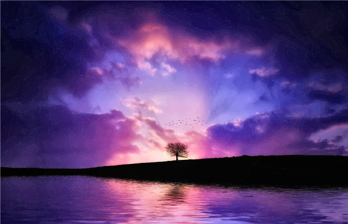 Pink Sunset Clip Art Image - ClipSafari