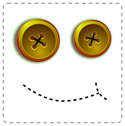Button Face Clip Art Image - ClipSafari