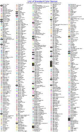 Color List Clip Art Image - ClipSafari