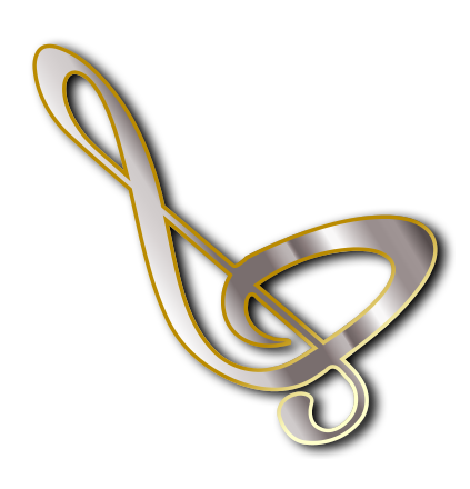 Silver Clef Note Clip Art Image - ClipSafari