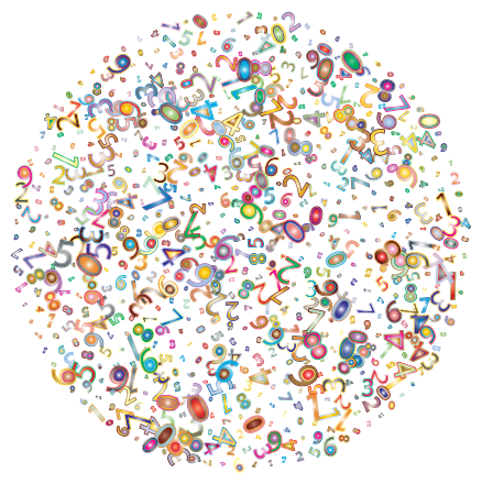 Colorful Letters and Numbers Clip Art Image - ClipSafari