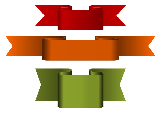 Set of Ribbons Clip Art Image - ClipSafari