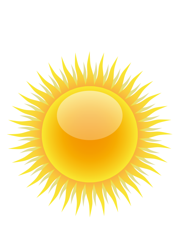 clipart of a large sunburst