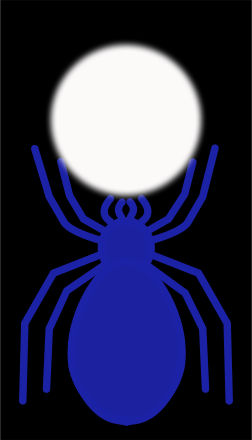 Blue Spider Clip Art Image - ClipSafari