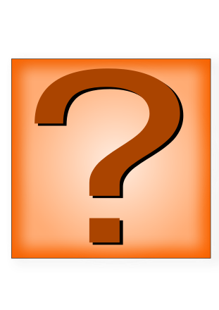 Orange Button with Question Mark Clip Art Image - ClipSafari