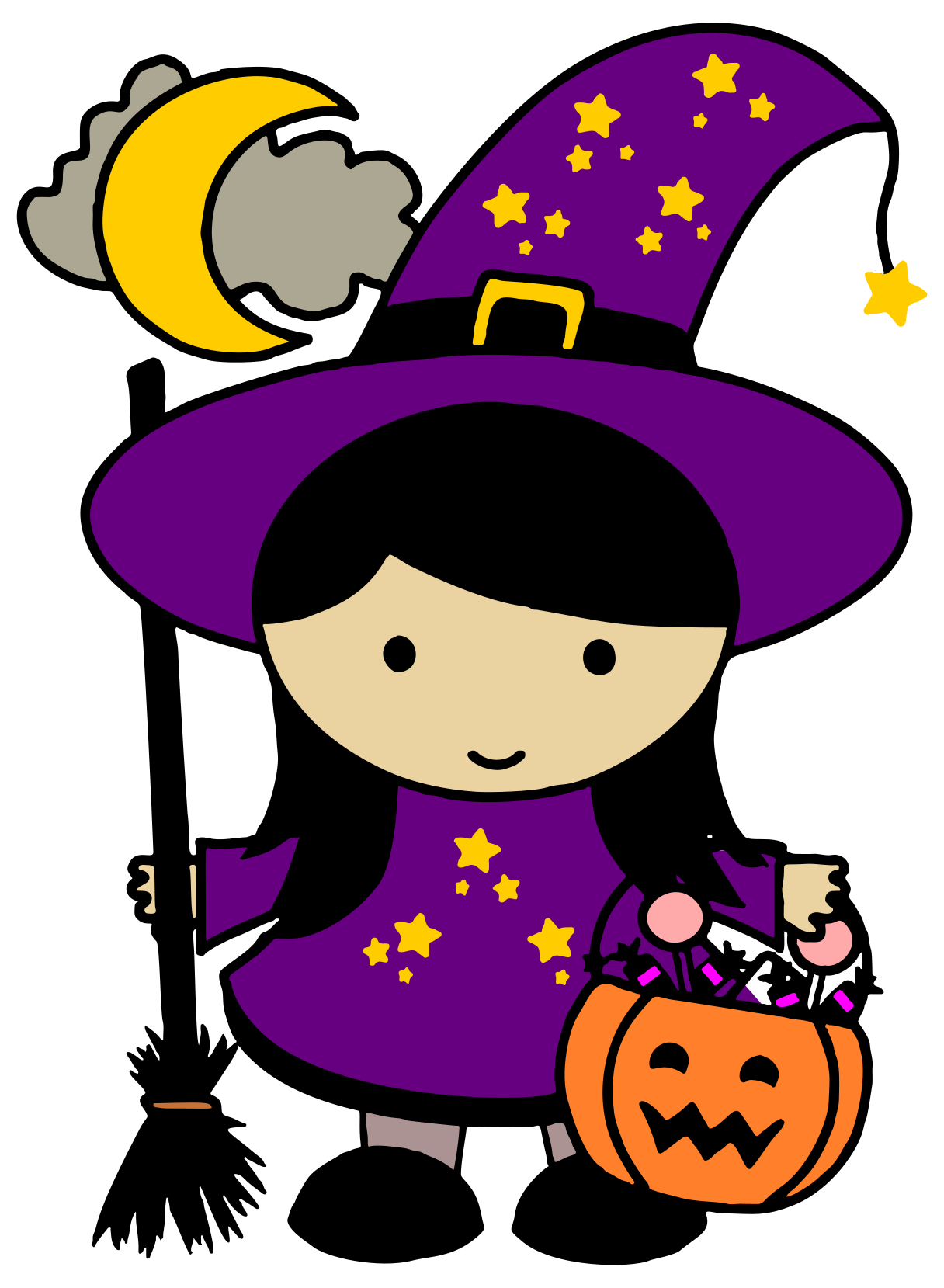 halloween witch clipart