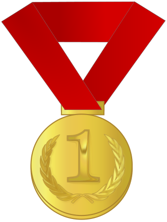 Gold Number 1 Medal Clip Art Image - ClipSafari