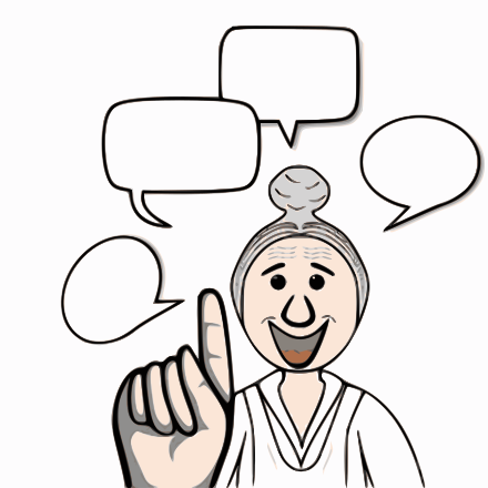 Grandma Explains Clip Art Image Clipsafari