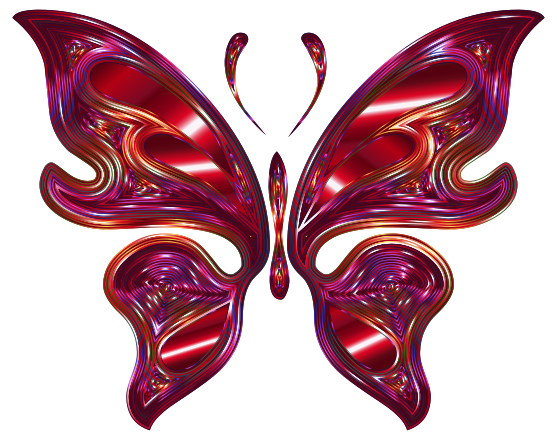 Red Butterfly Clip Art Image - ClipSafari