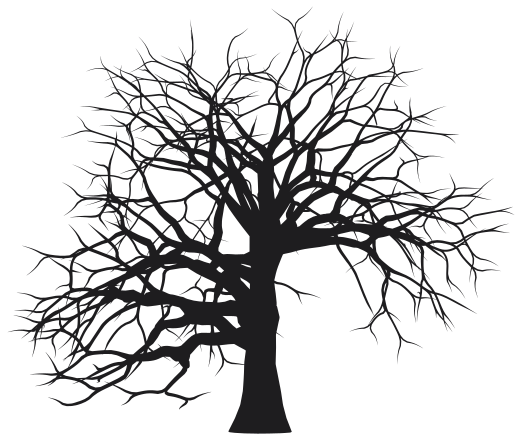 Withered Tree Silhouette Clip Art Image - ClipSafari