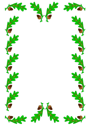 Leafy Frame Clip Art Image - ClipSafari