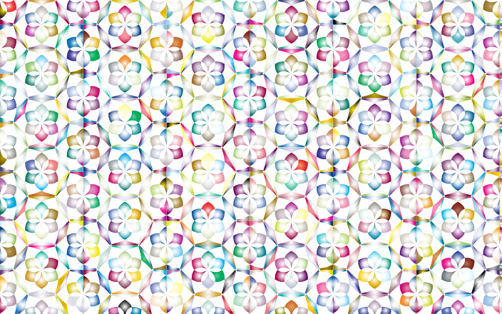 Colorful Flower Pattern Clip Art Image - ClipSafari