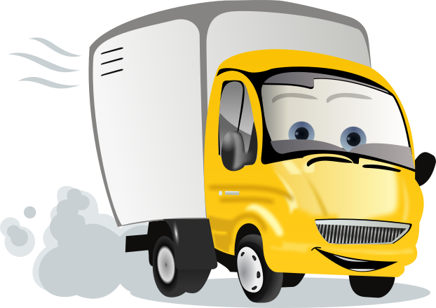 Cartoon Delivery Truck Clip Art Image - ClipSafari
