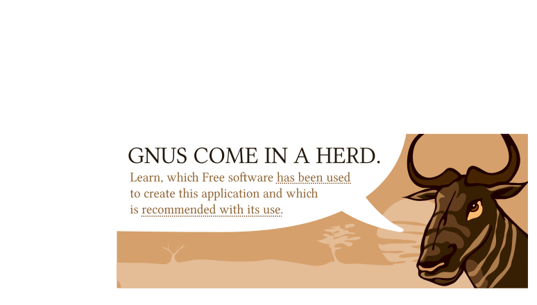 Gnu come in a herd Clip Art Image - ClipSafari
