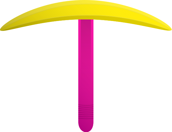 Pink Pickaxe Clip Art Image - ClipSafari