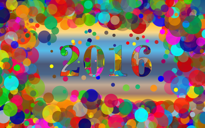 Colorful 2016 Wallpaper Clip Art Image - ClipSafari