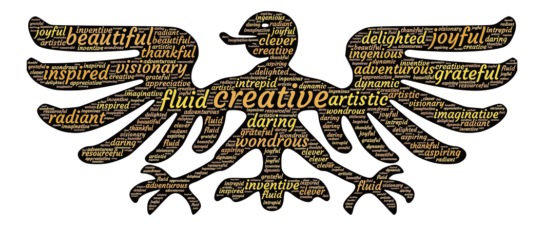 Creative Bird Typography Clip Art Image - ClipSafari