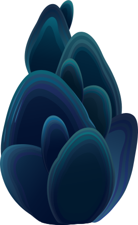 Blue Abstract Art Clip Art Image - ClipSafari