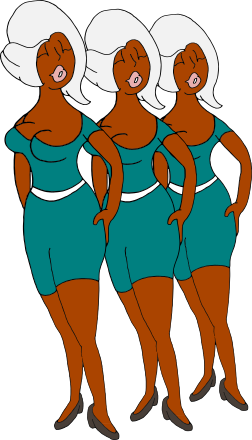 Three Women Singers Clip Art Image - ClipSafari