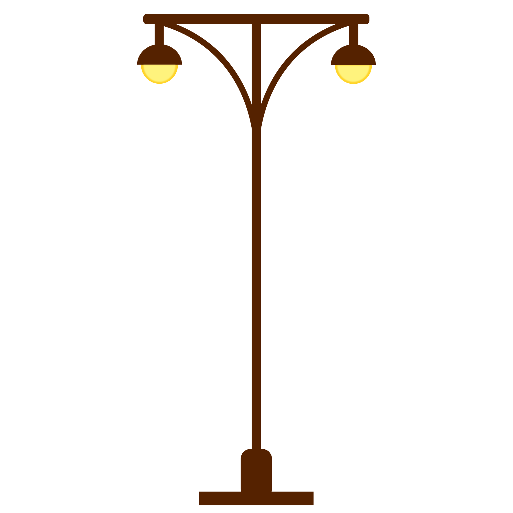 street lamp post drawing