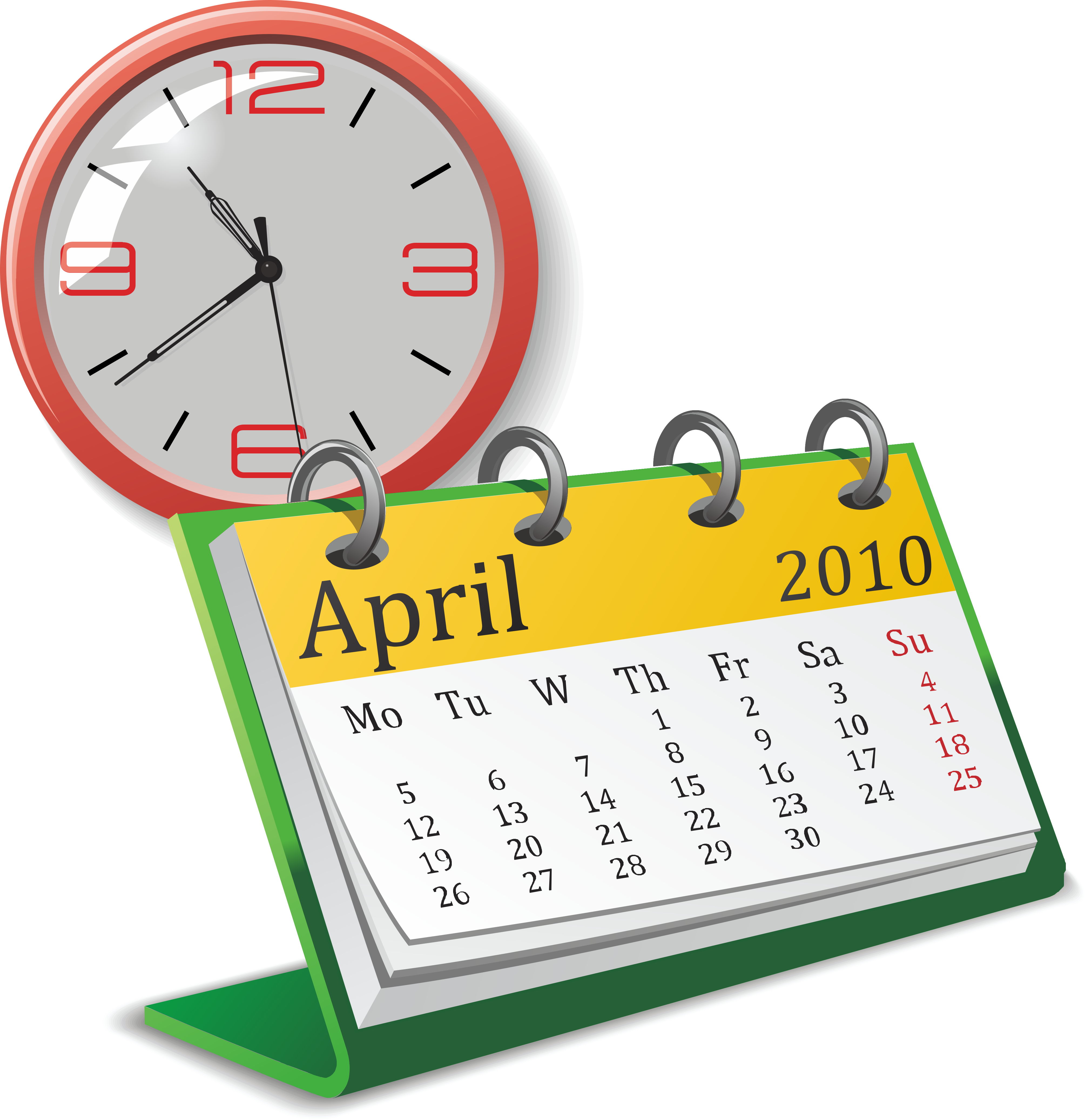 april calendar clip art