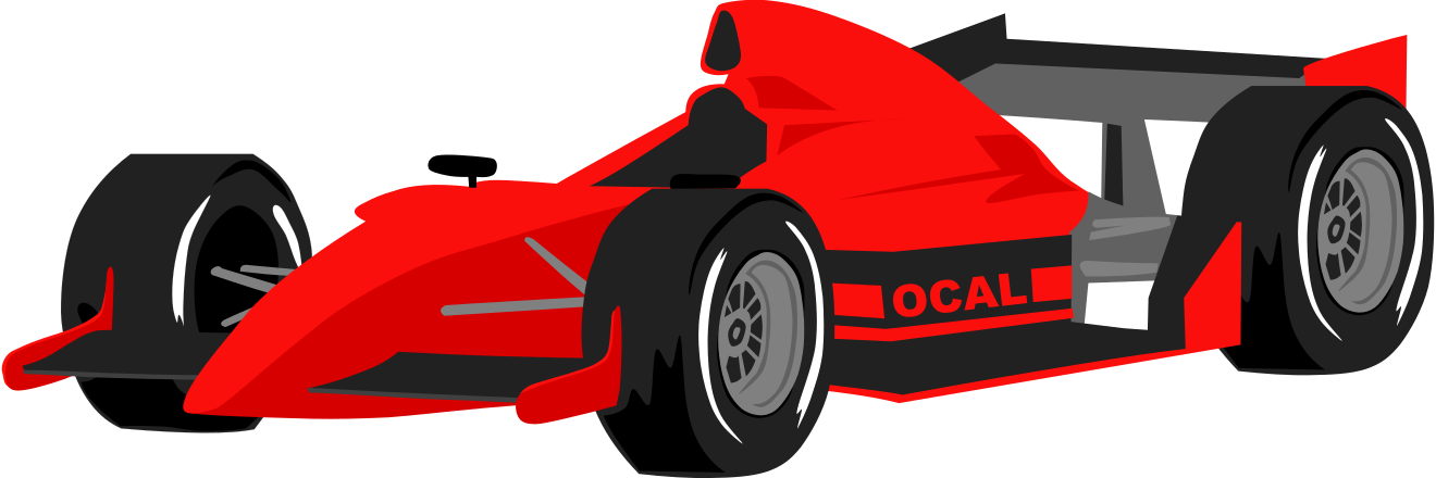 Red deals race car