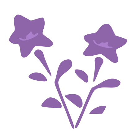 Purple Flowers Clip Art Image - ClipSafari