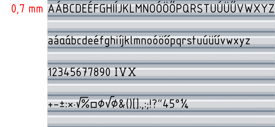 Technical Lettering Set Weight 4 Clip Art Image - ClipSafari