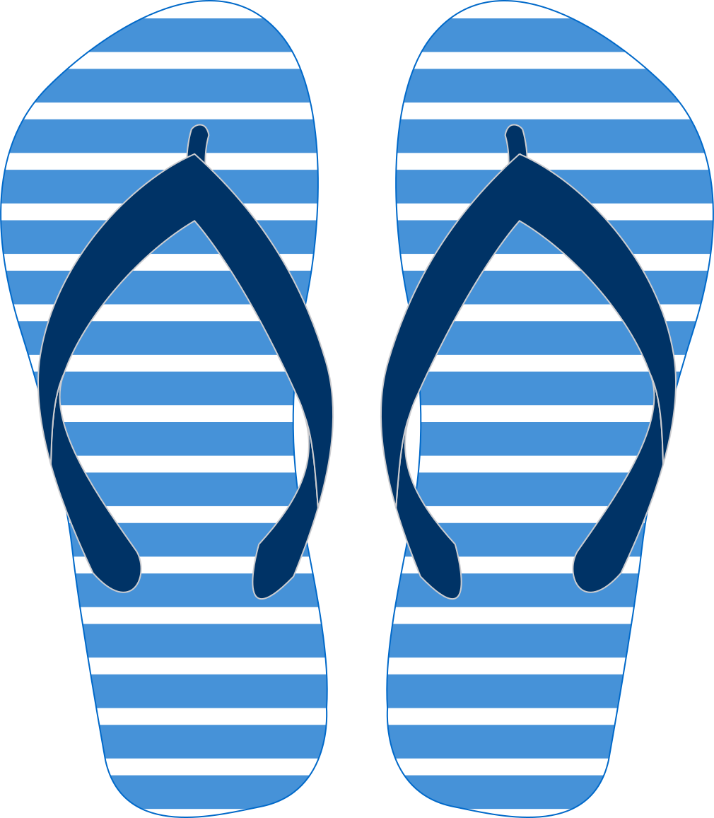 Flip flop pictures store clip art