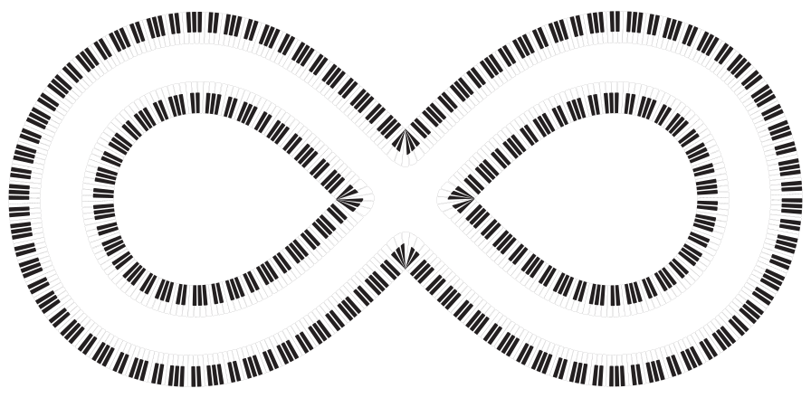 Infinite Piano Keys Clip Art Image - ClipSafari