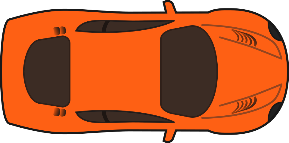 orange car clip art