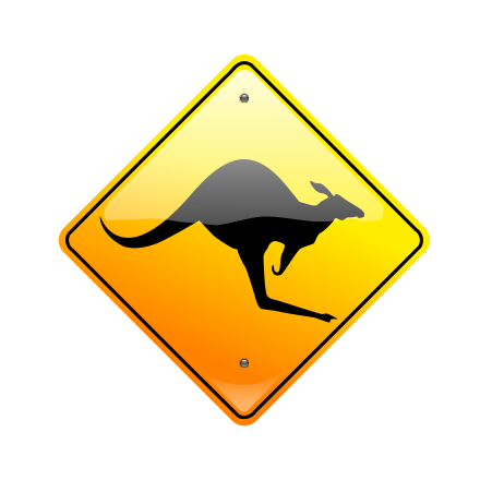 Kangaroo Sign Clip Art Image - ClipSafari