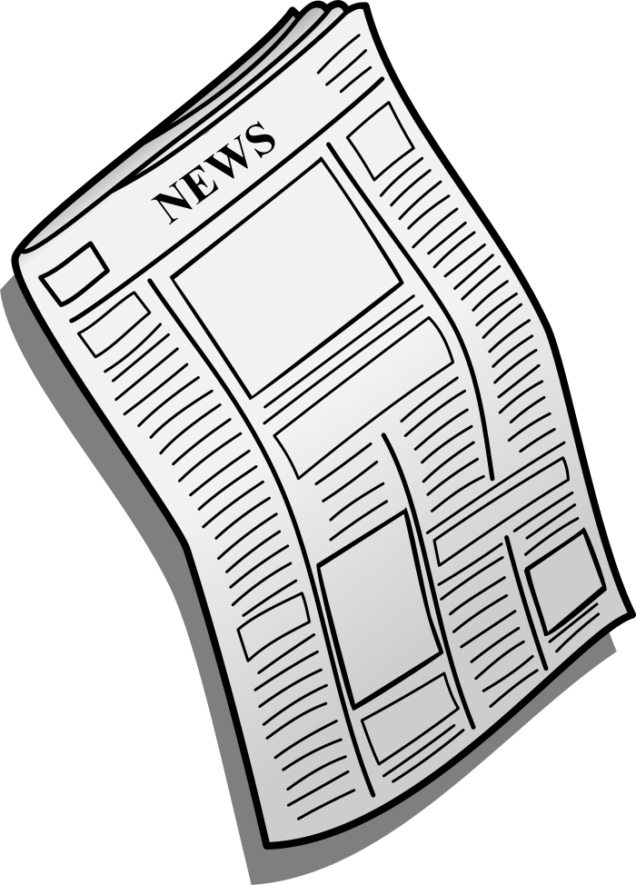 Newspaper Drawing Clip Art Image - ClipSafari