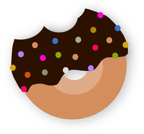 Sprinkles Donut Clip Art Image - ClipSafari